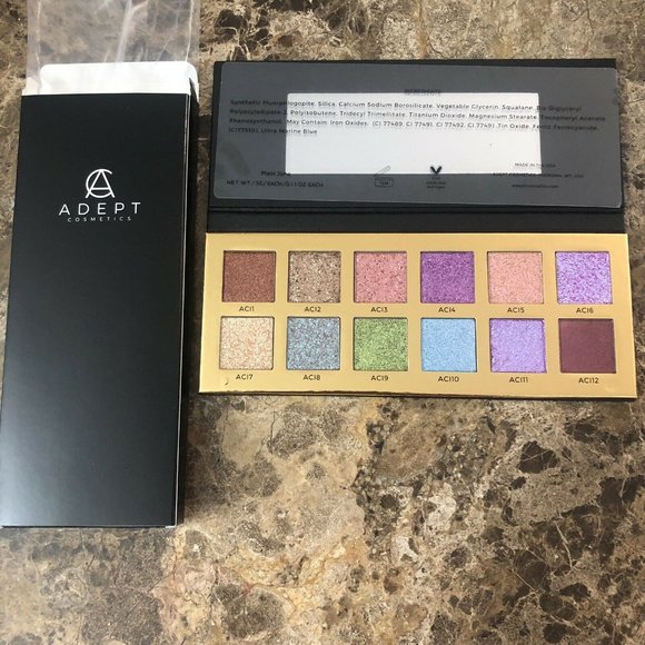 *RARE* BNIB Adept Cosmetics PLAIN JANE Anniversary Eyeshadow Palette Multichrome - Picture 9 of 12